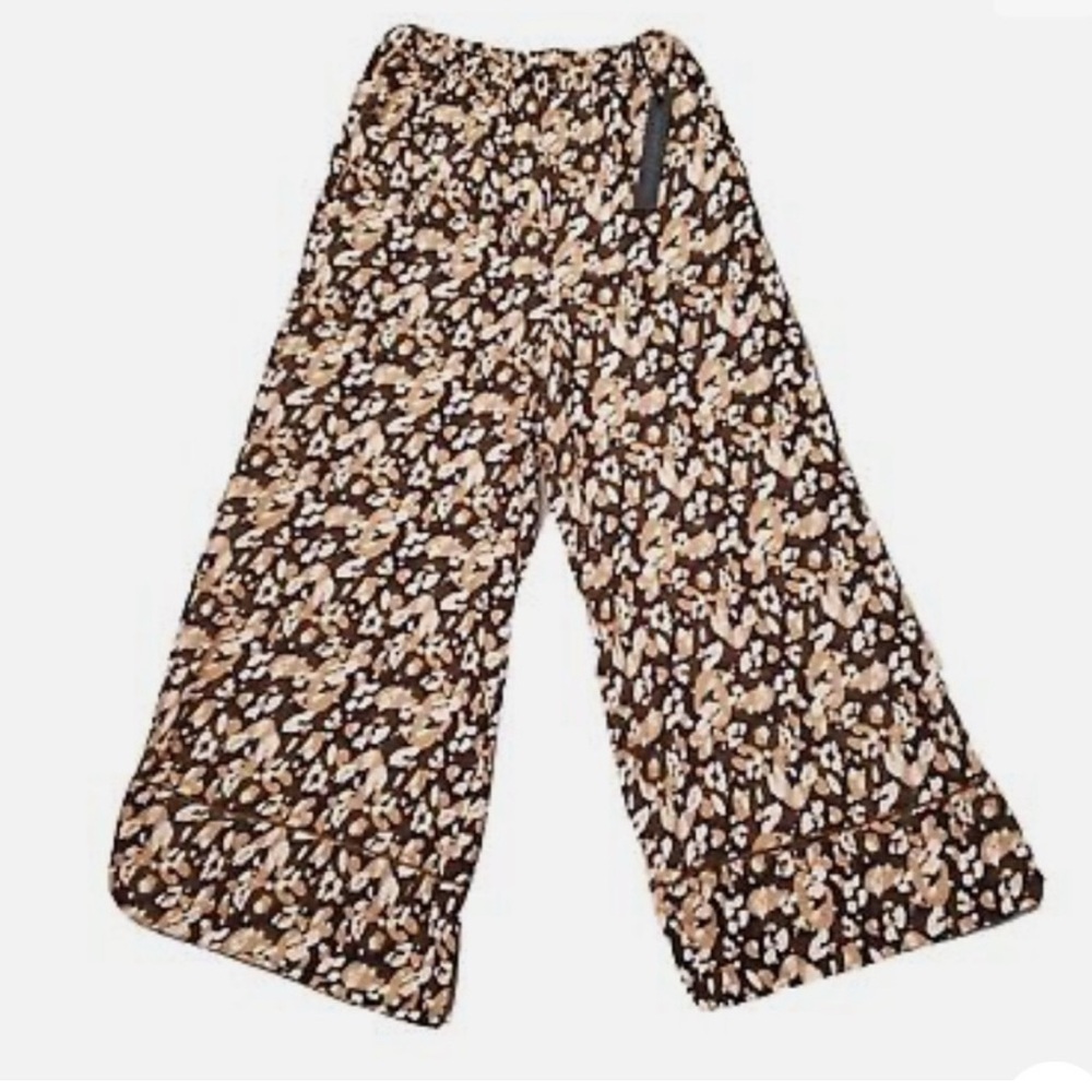 House of Harlow 1960 Brown and Cream Patterned Fabric